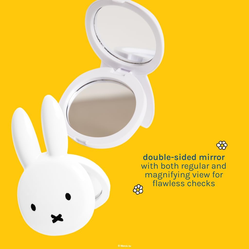 Miffy Compact Mirror, Dual-Sided HD Durable Mirror The Crème Shop 