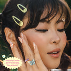 Kiss & Blush Lip & Cheek Balm — model applying balm to her cheek