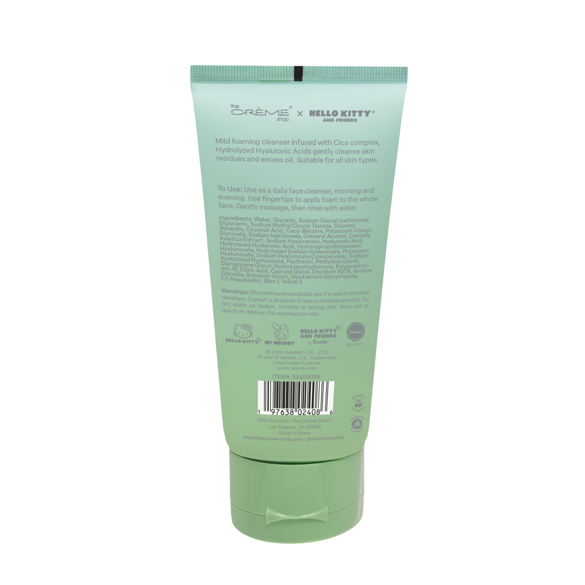 Hello Kitty & Friends Centella Calming Foaming Cleanser — product details, image 2