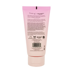 Hello Kitty & Friends Peach Glow Hyaluronic Foaming Cleanser — back of the tube with ingredients and directions