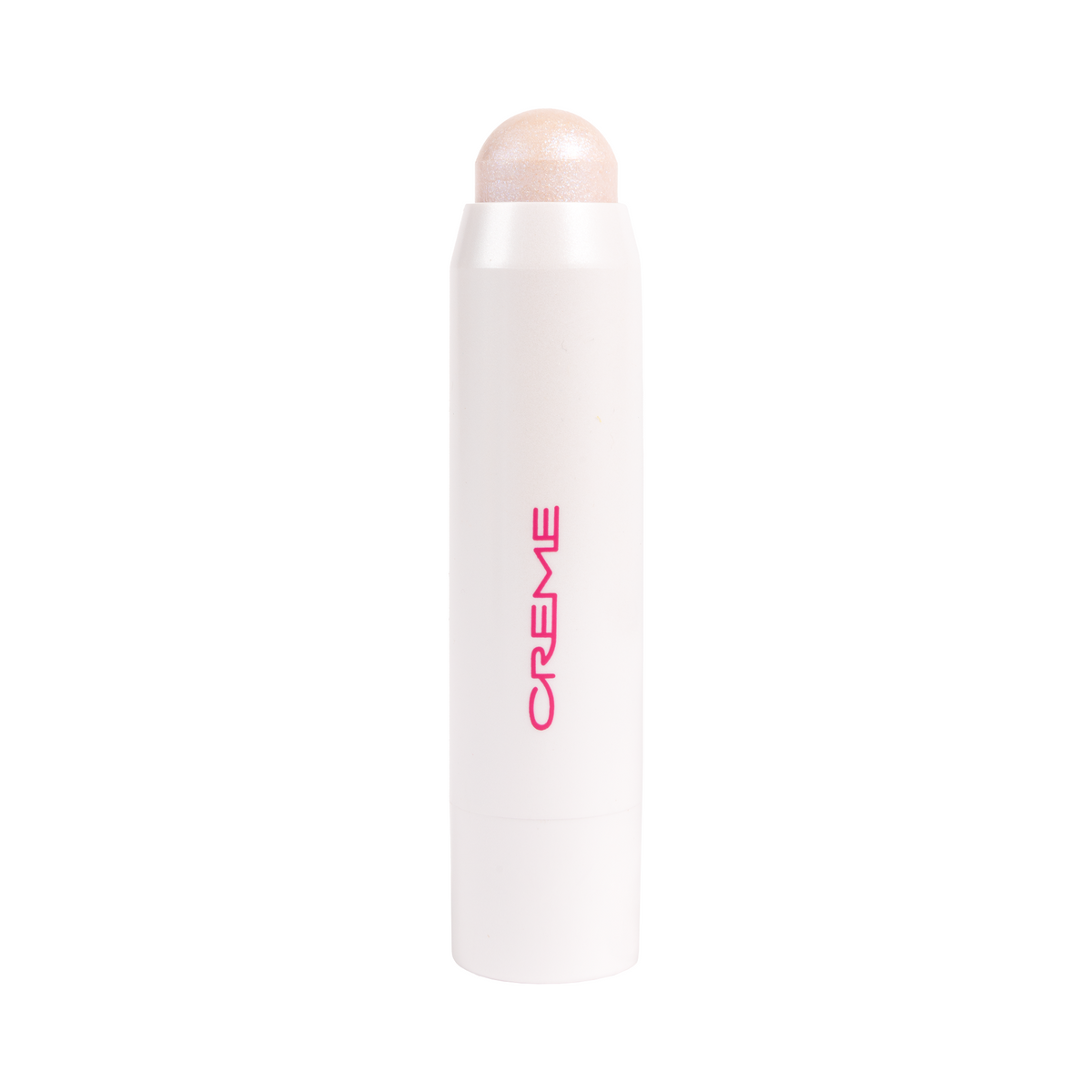 Aura Glow Highlighter — Holo Haze — white highlighter stick with iridescent pale pink tip