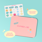 Totally Clear Blemish Patches — pink tin decorated with the included stickers
