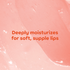 Peanuts Great Pumpkin Overnight Lip Masque — pink lip masque texture with moisturizing benefit text