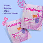 PDRN Ultra-Thin Hydrogel Mask — mask pouches on a lavender background