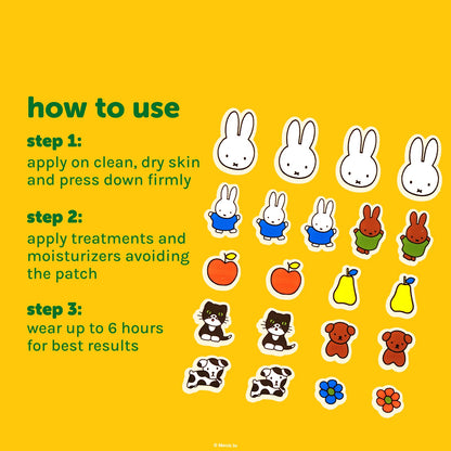 Miffy Clear As Day! Blemish Patches Patches The Crème Shop x Miffy 