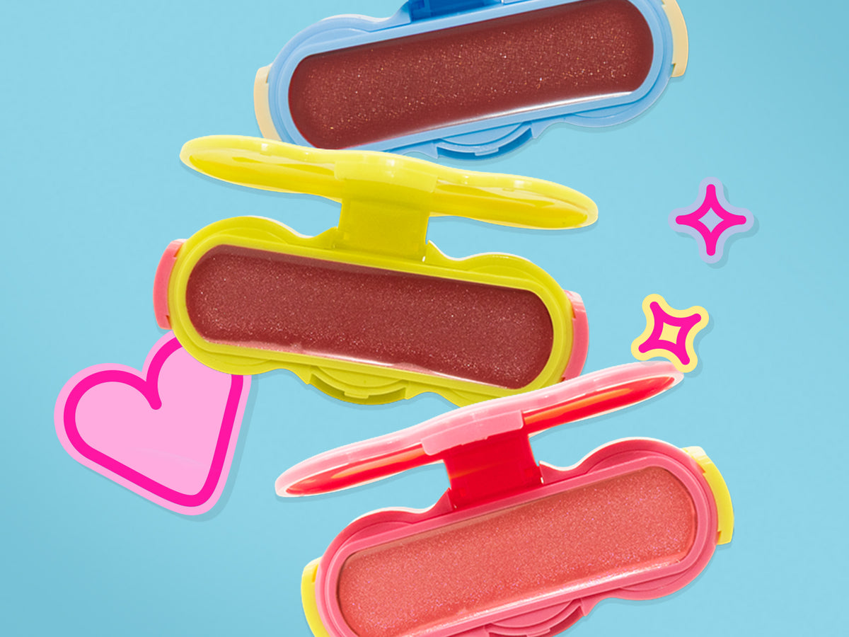 Shimmer Pop Clip-On Lip Gloss product highlight image.