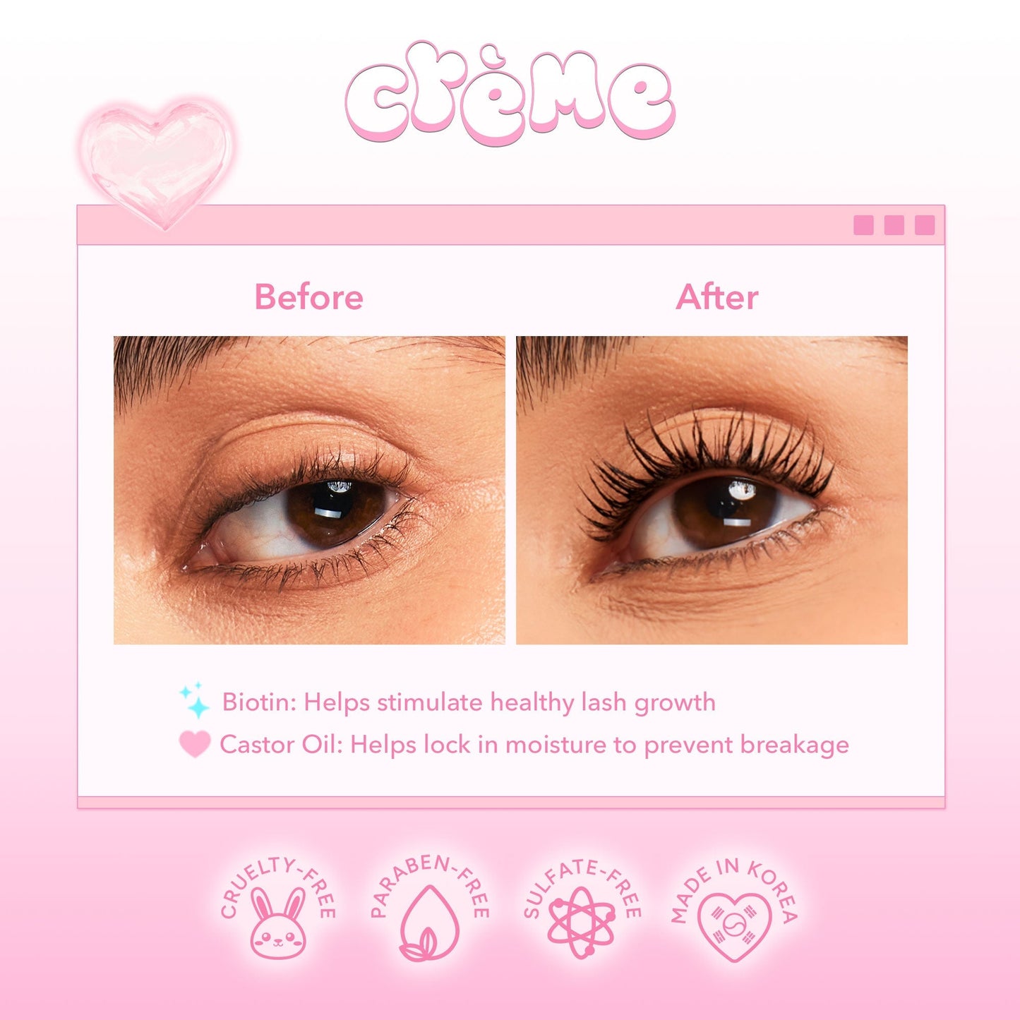 Anime Lash Fiber Mascara Mascara The Crème Shop 
