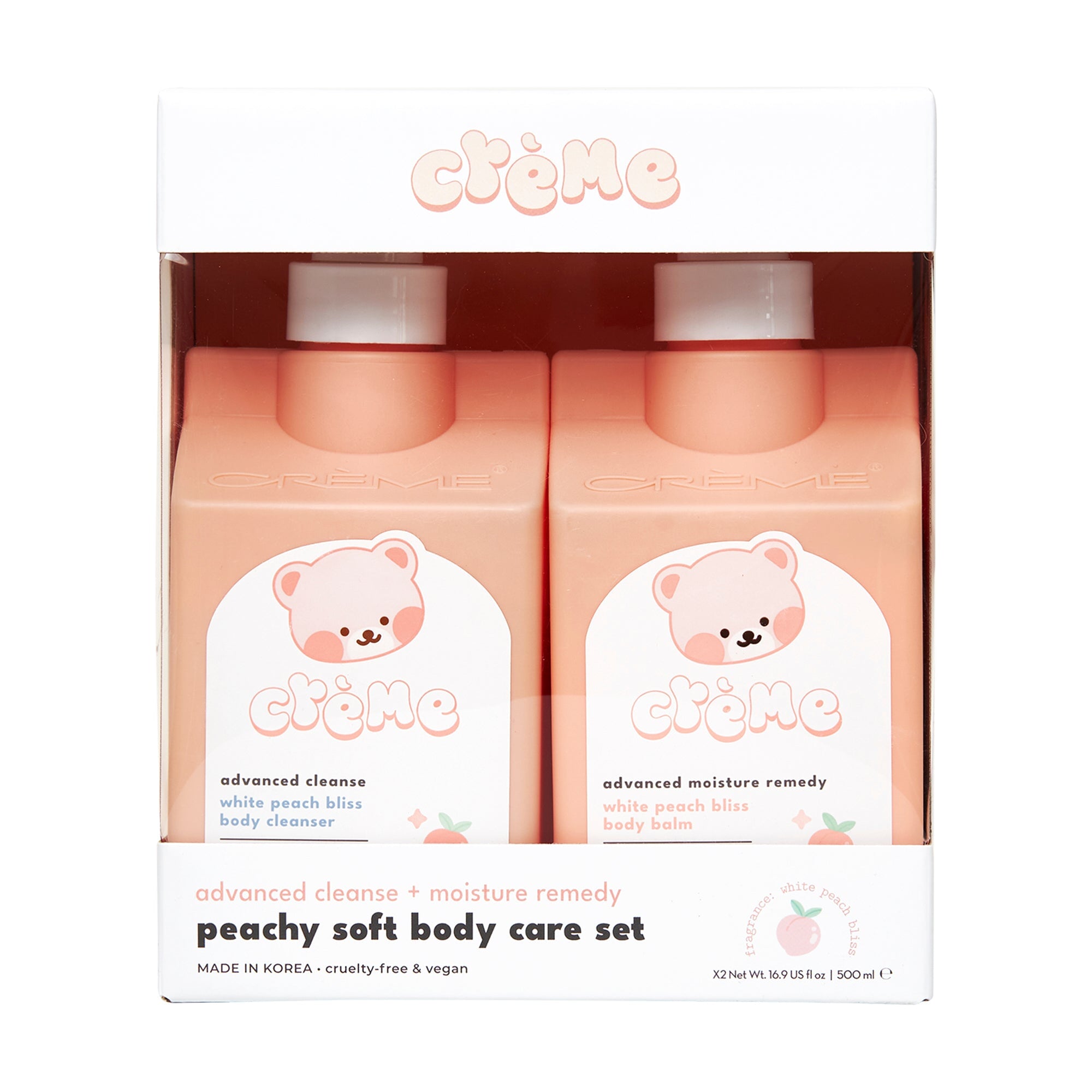 Beary Merry Silky Skin Set - Body Cleanser and Body Balm Body Scrubs The Crème Shop 
