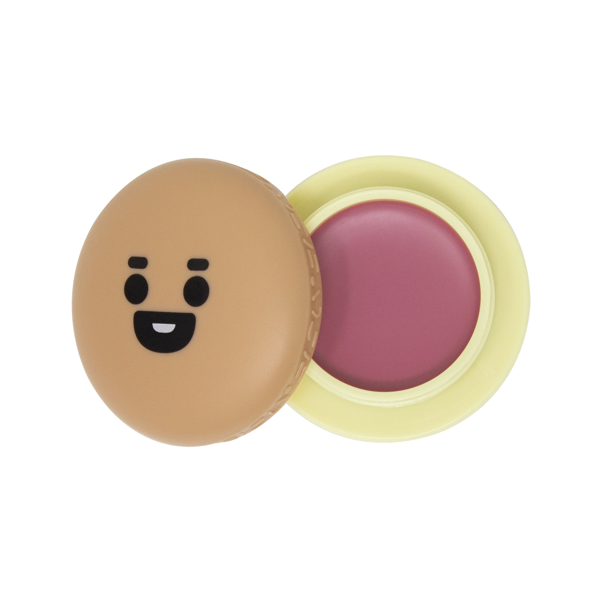 Hello Kitty & BT21 SHOOKY Moisturizing Macaron Lip Balm Duo - Brown Sugar Milk Tea Flavored
