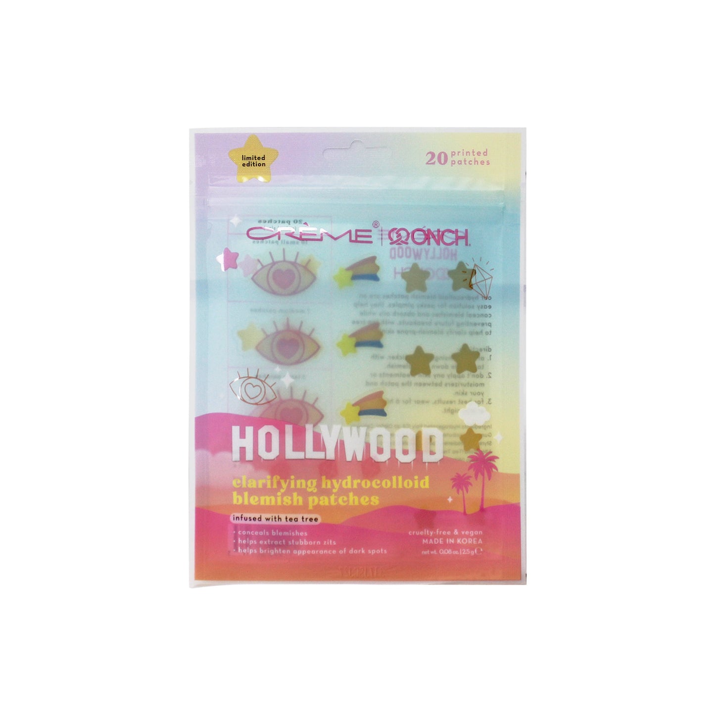 Onch® x Hollywood® Hydrocolloid Acne Patches The Crème Shop