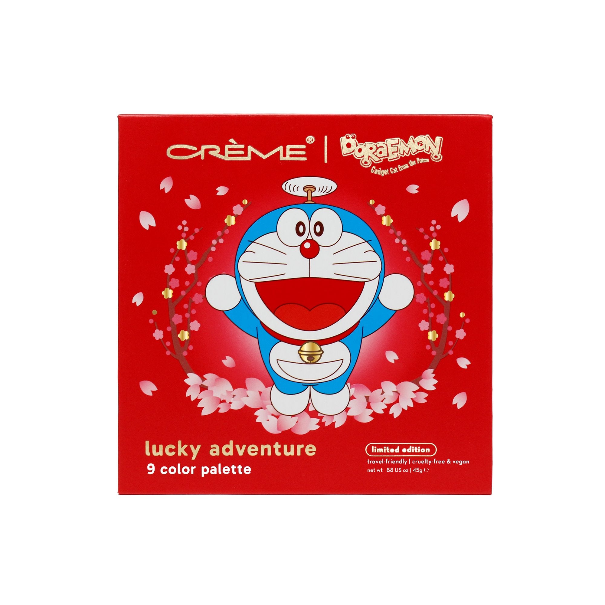 Doraemon Lucky Adventure Eyeshadow Palette The Crème Shop