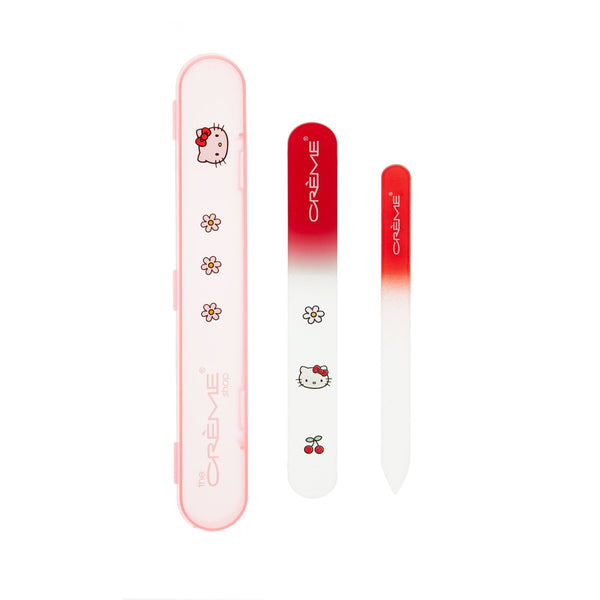 The Crème Shop x Hello Kitty Premium Glass Nail File Set (Red)