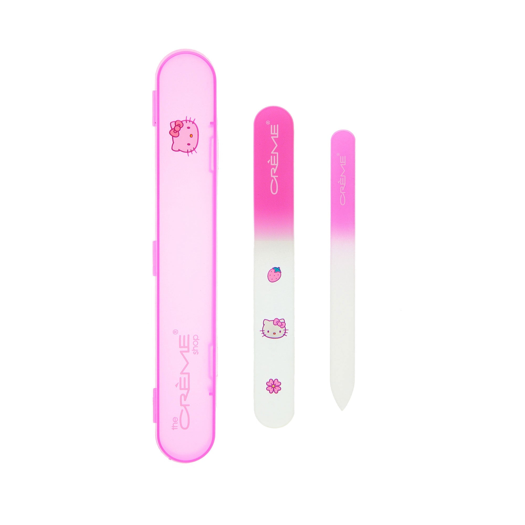 The Crème Shop x Hello Kitty Premium Glass Nail File Set (Pink) Nail The Crème Shop x Sanrio 