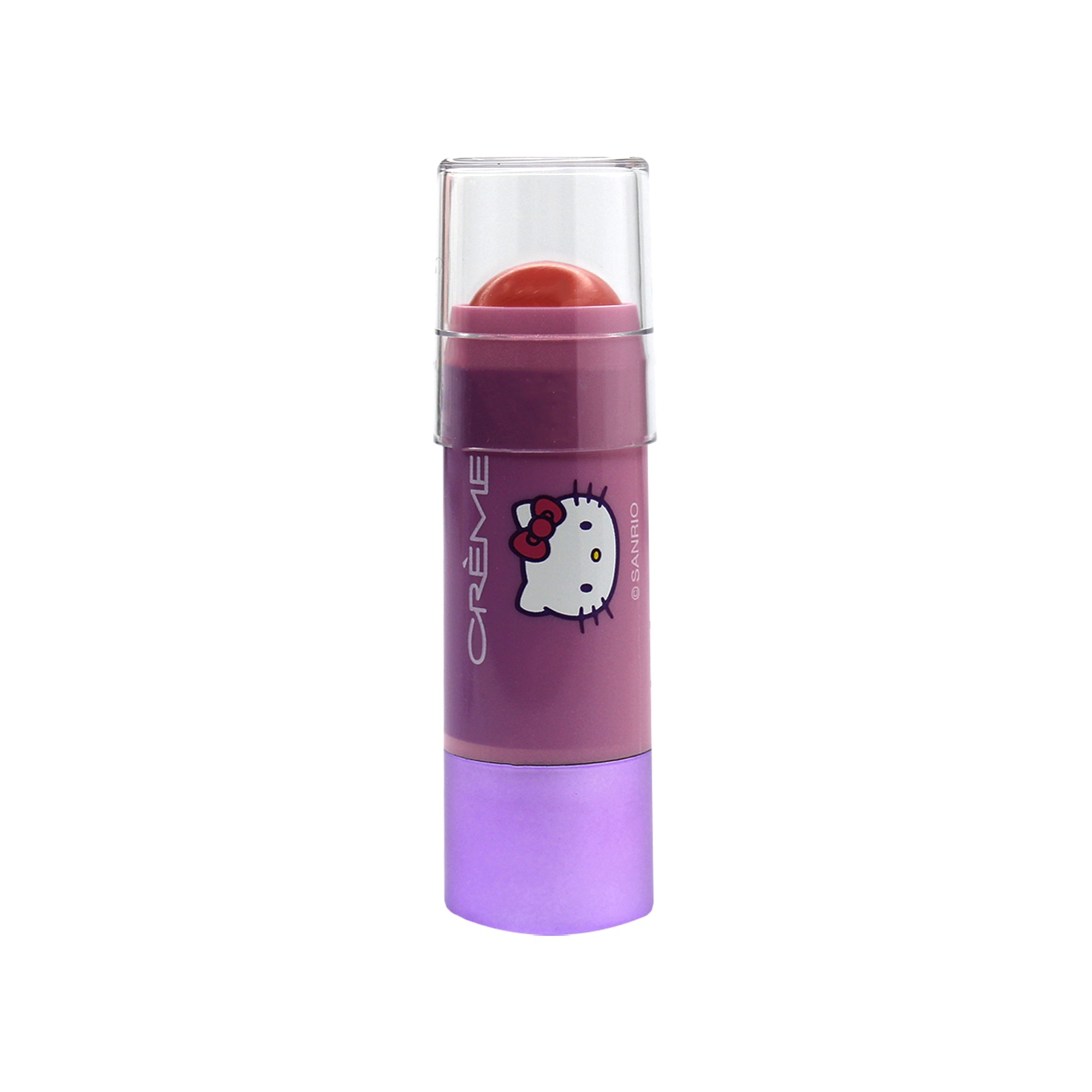 The Crème Shop x Hello Kitty(Purple) 2-In-1 Lip and Cheek Tinted Stick - Pretty Bow Lip & Cheek Chic Stick The Crème Shop x Sanrio 