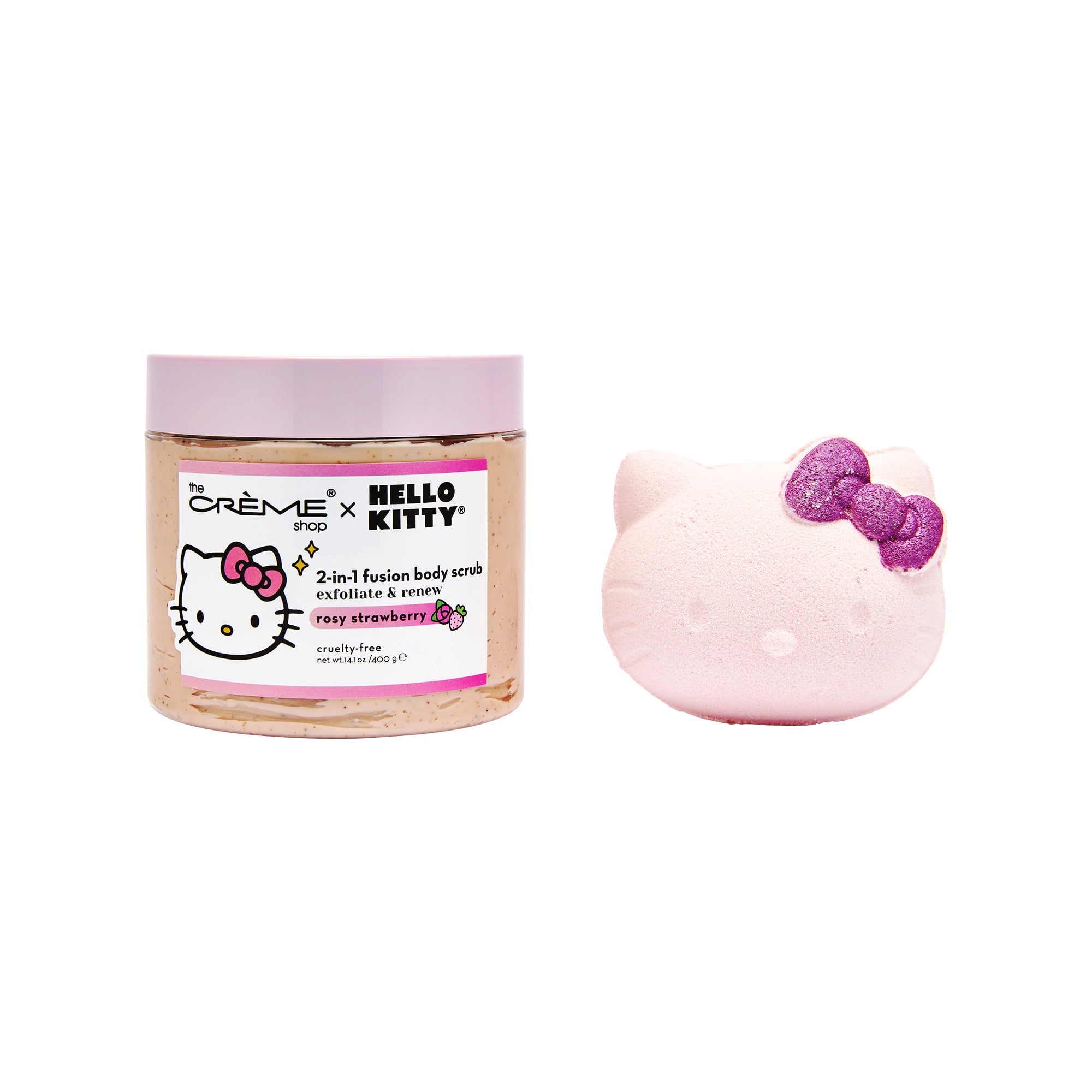 The Crème Shop x Hello Kitty Silky Spa Set – Rosy Strawberry Spa Set The Crème Shop x Sanrio 
