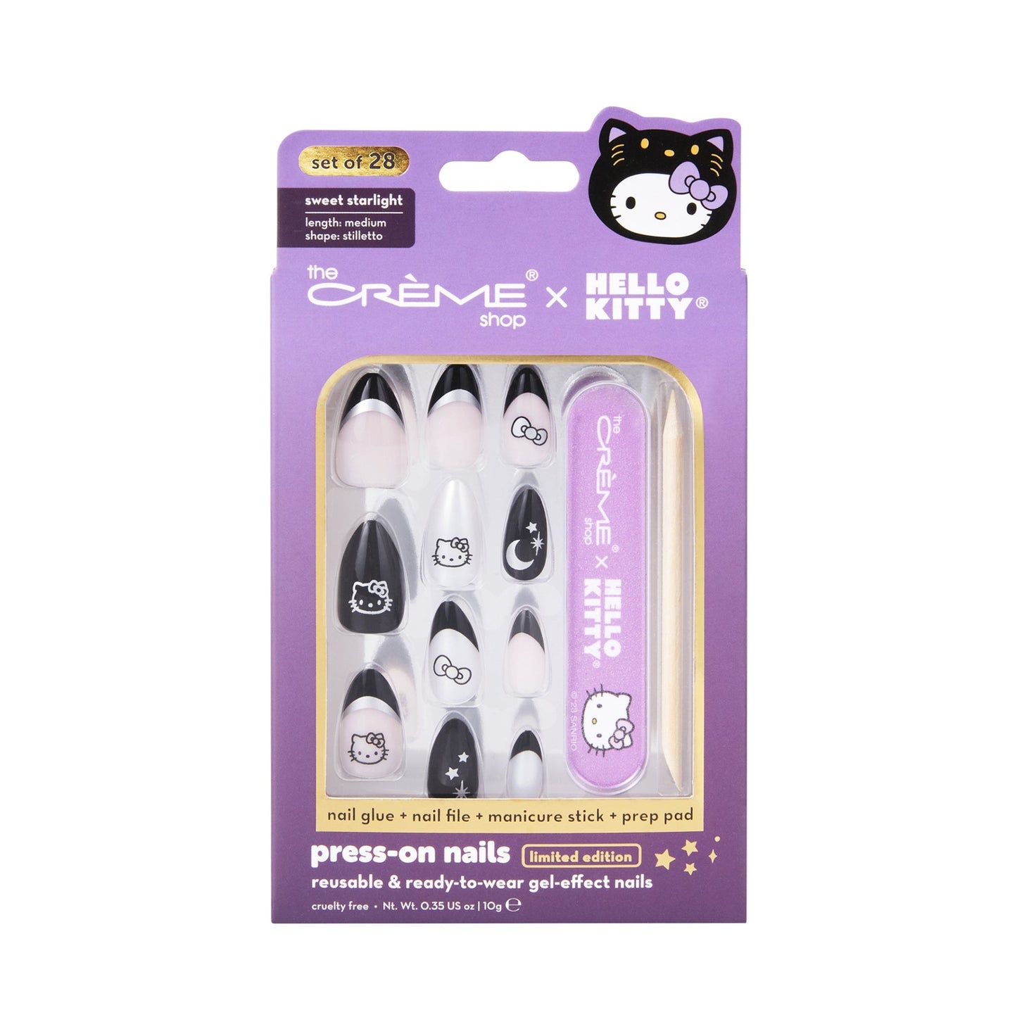 The Crème Shop x Hello Kitty: Sweet Starlight Press-On Nails Press On Nails The Crème Shop x Sanrio 