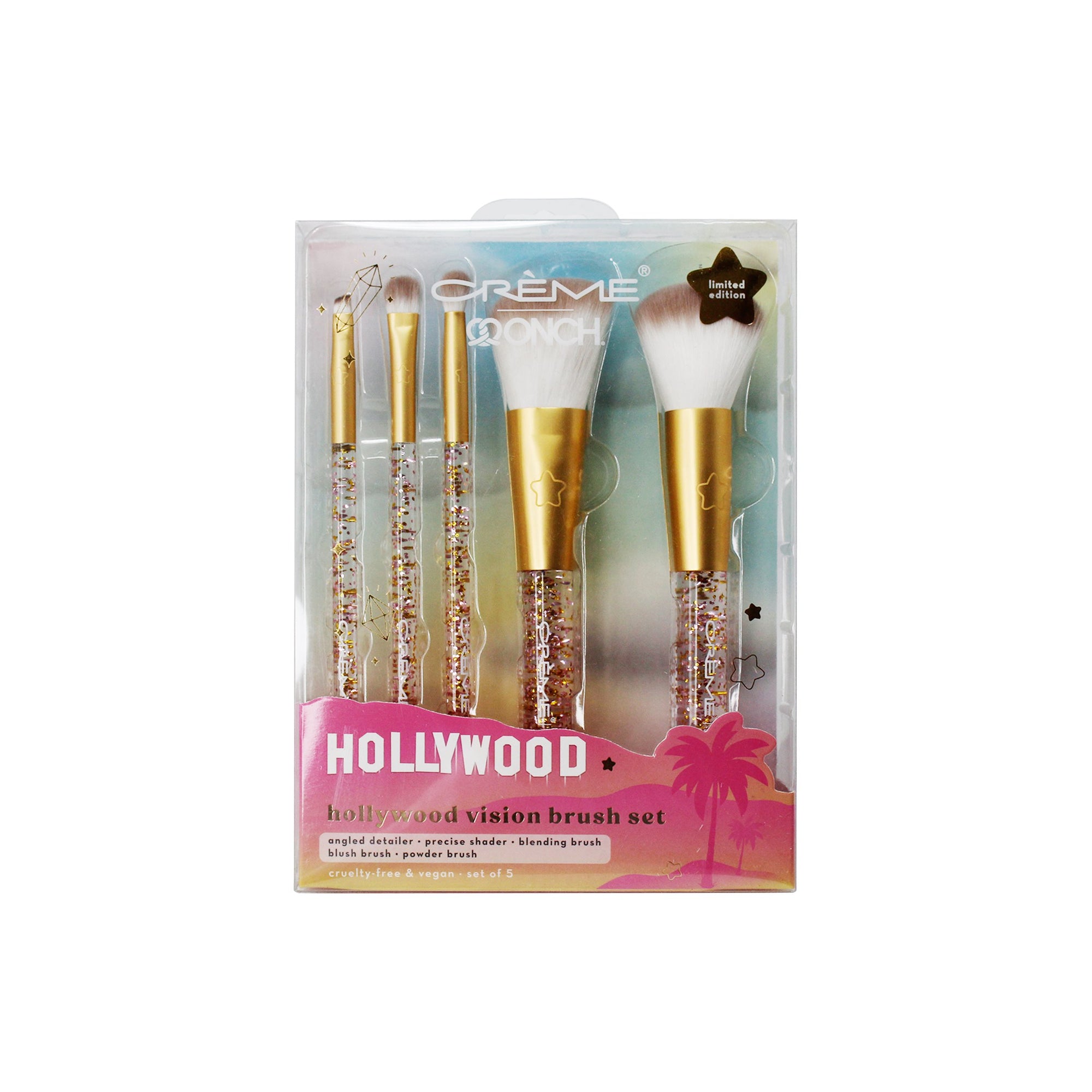 The Crème Shop x Onch® x Hollywood® Vision Brush Set Brushes The Crème Shop x Onch® x Hollywood® 