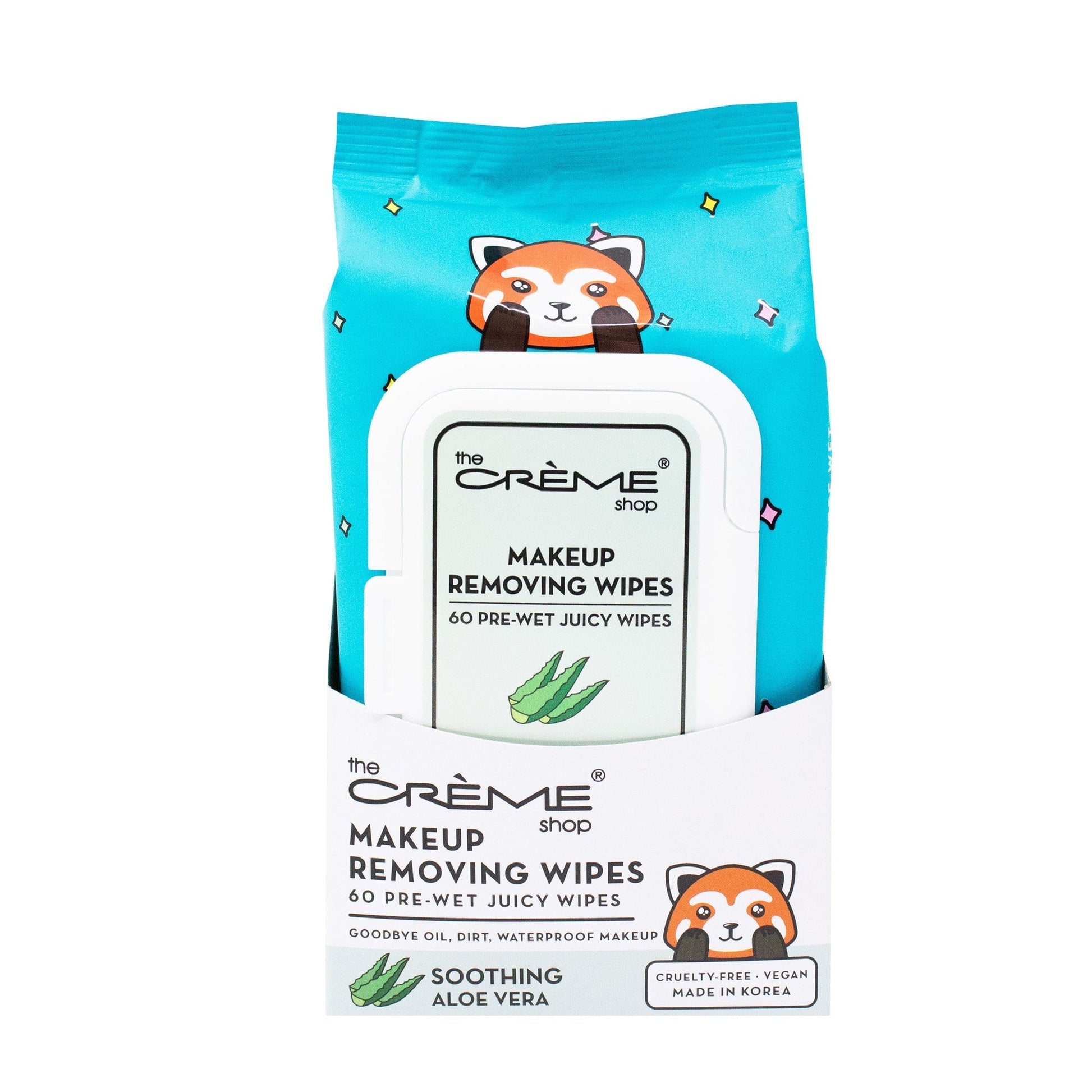 Red Panda Juicy Makeup Removing Wipes - (60 Ct) Towelettes The Crème Shop 