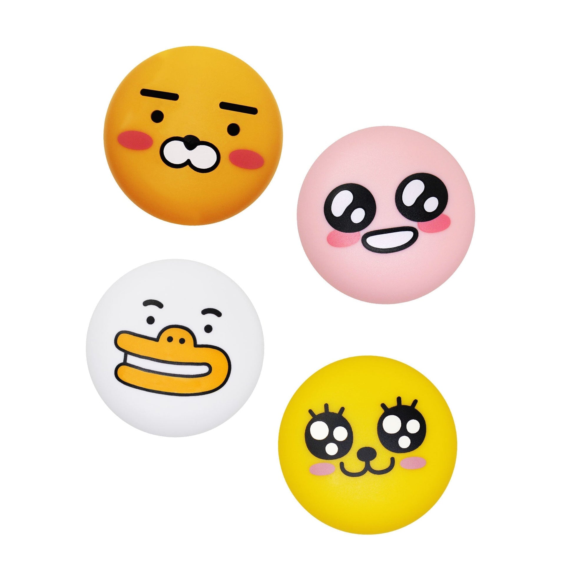 The Crème Shop x Kakao Friends: Macaron Lip Balm Complete Collection (Set of 4) The Crème Shop 