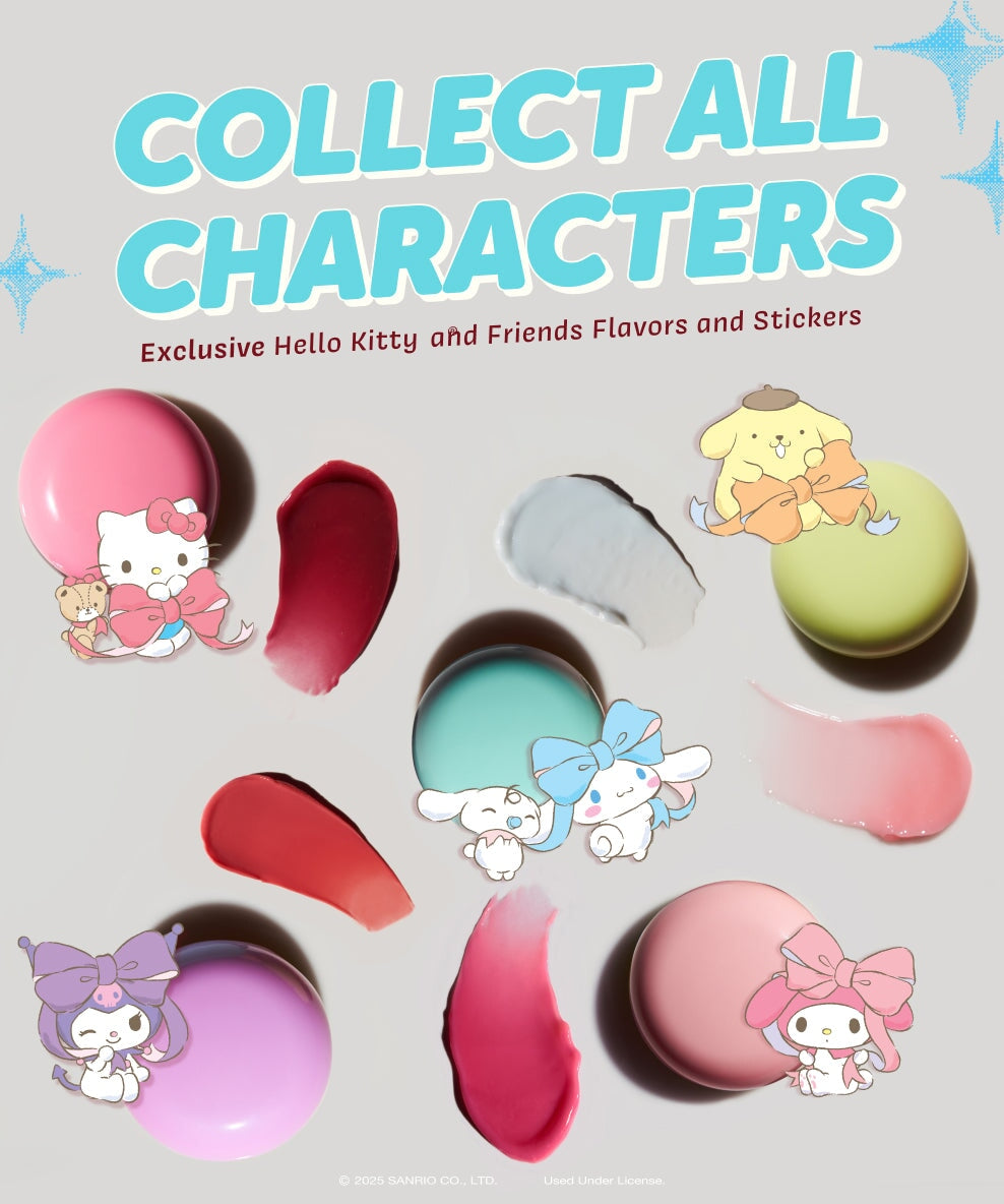 Hello Kitty and Friends Lip Peptides Bundle Skin Care The Crème Shop x Sanrio 