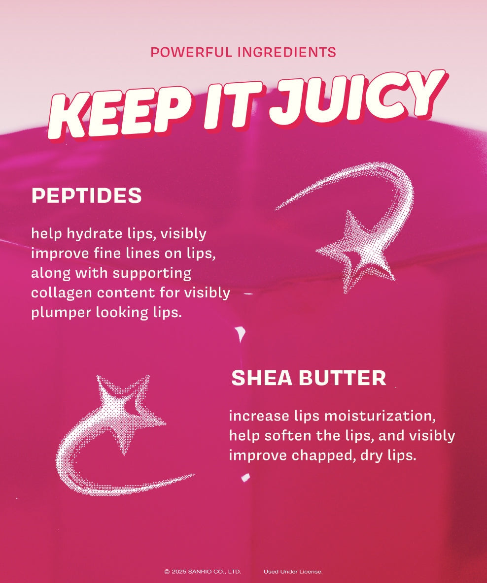 Hello Kitty and Friends Lip Peptides Bundle Skin Care The Crème Shop x Sanrio 
