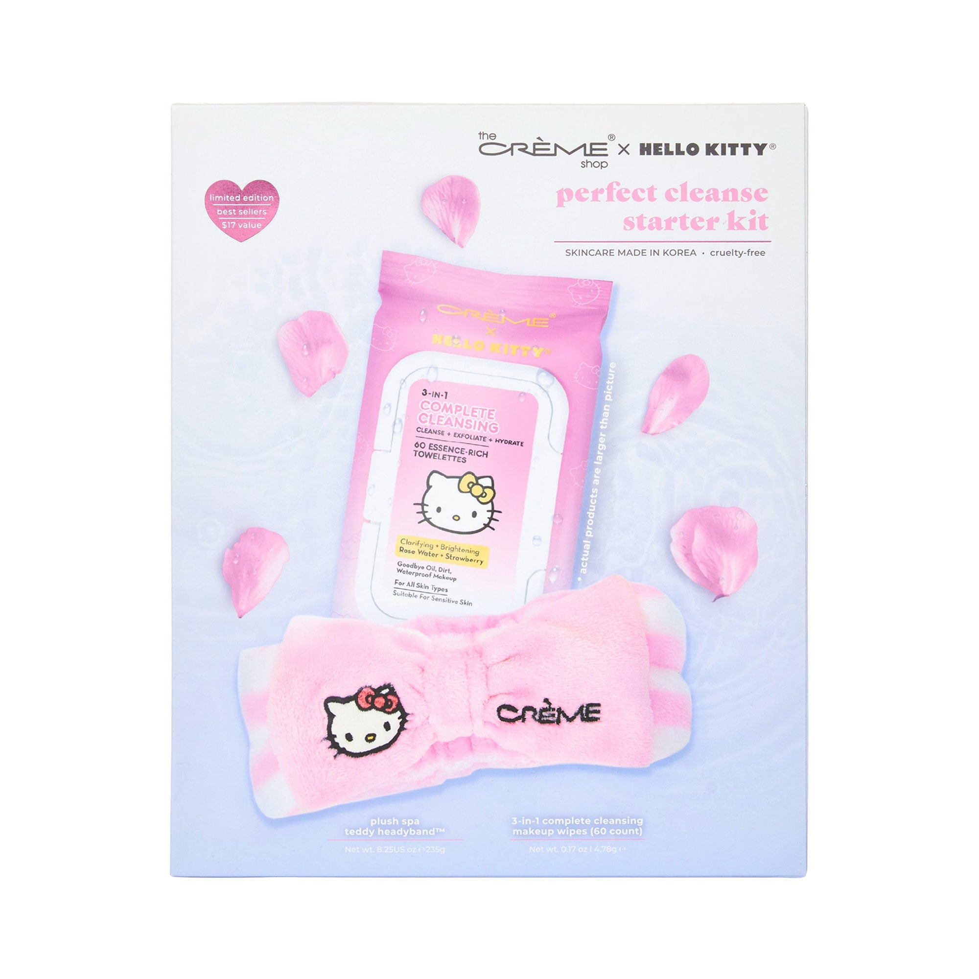 The Crème Shop x Hello Kitty – Perfect Cleanse Starter Kit Skin Care The Crème Shop x Sanrio 