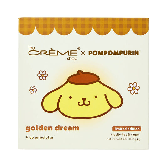 Pompompurin Golden Dream Eyeshadow Palette Eyeshadow Palette The Crème Shop x Sanrio 
