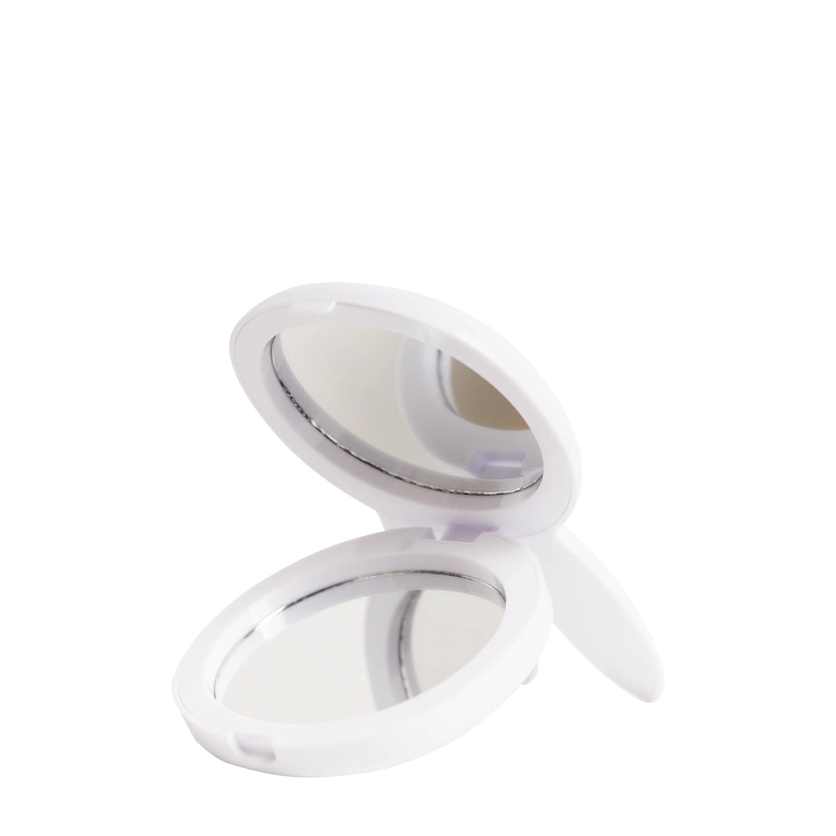 Miffy On-the-Go Compact Mirror — open white compact showing two mirrors