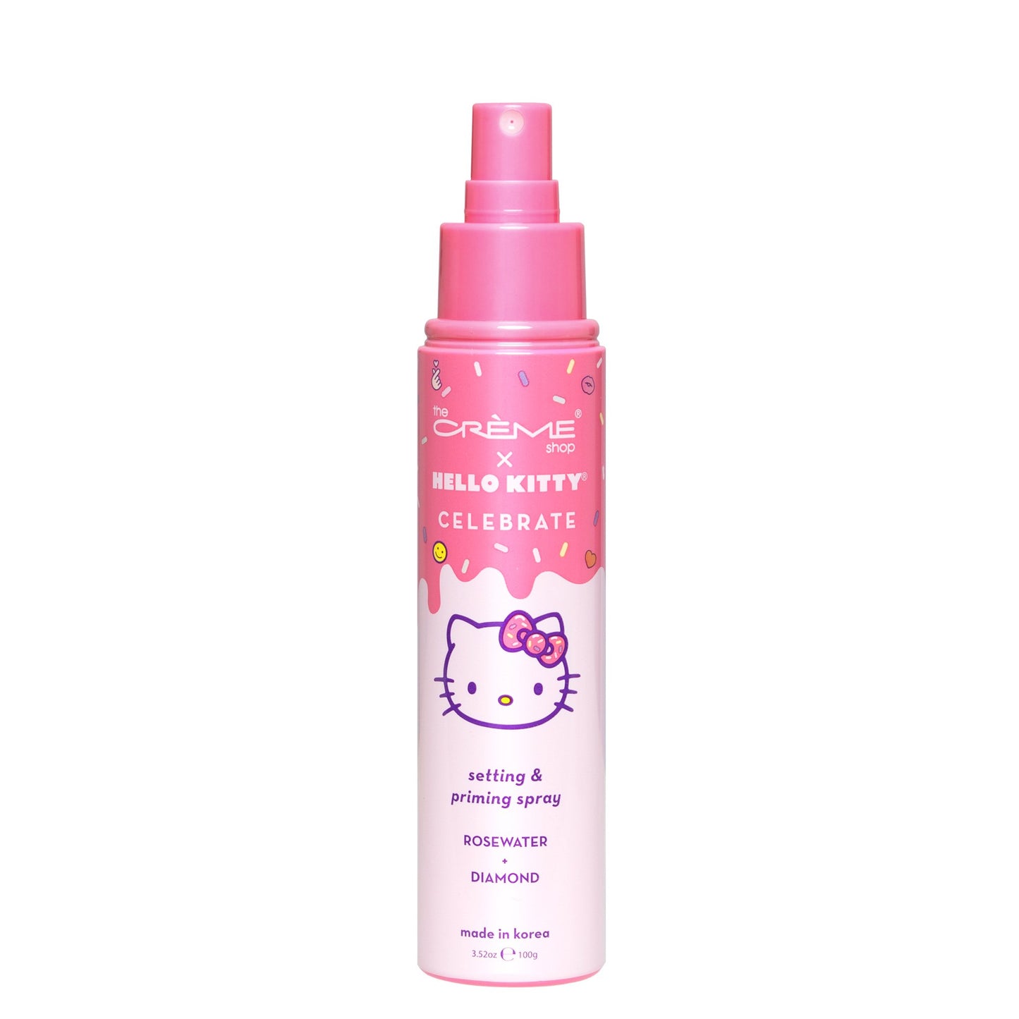 Hello Kitty Celebrate Setting & Priming Spray - Rose Water + Diamond - The Crème Shop