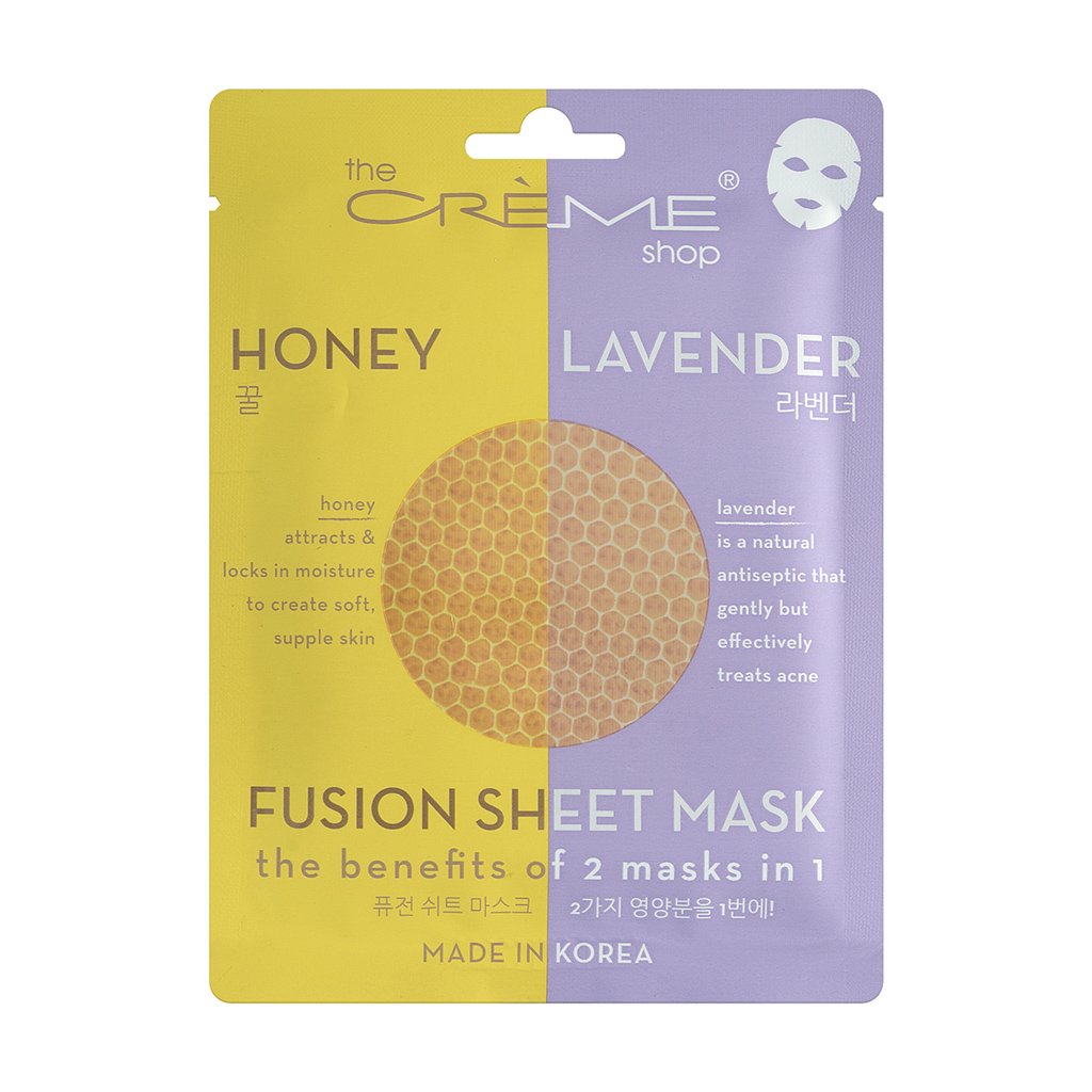 Honey & Lavender Fusion Sheet Mask - The Crème Shop