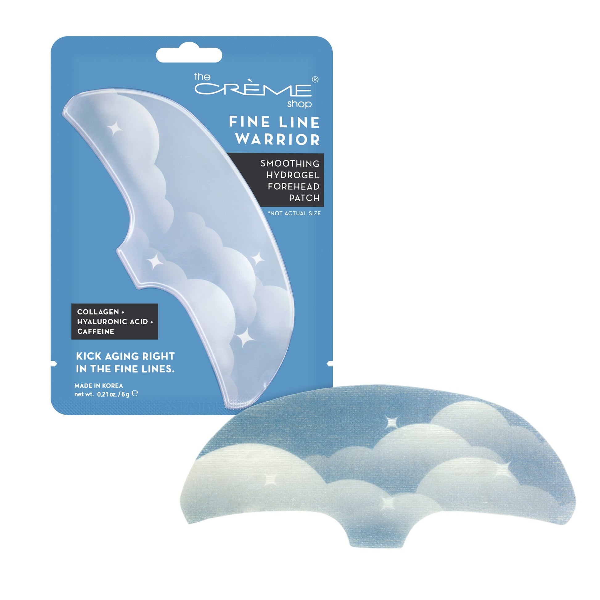 Fine Line Warrior - Smoothing Hydrogel Forehead Patch - Kick Aging Right in the Fine Lines Forehead Patches - The Crème Shop 