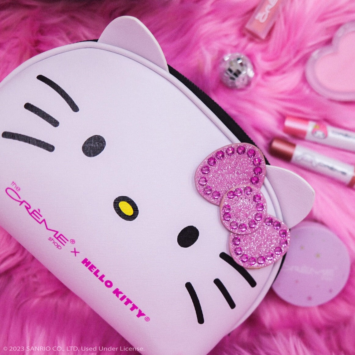 The Crme Shop Bags | Hello Kitty Makeup Bag | Color: Pink/White | Size: Os | Nancyn55's Closet