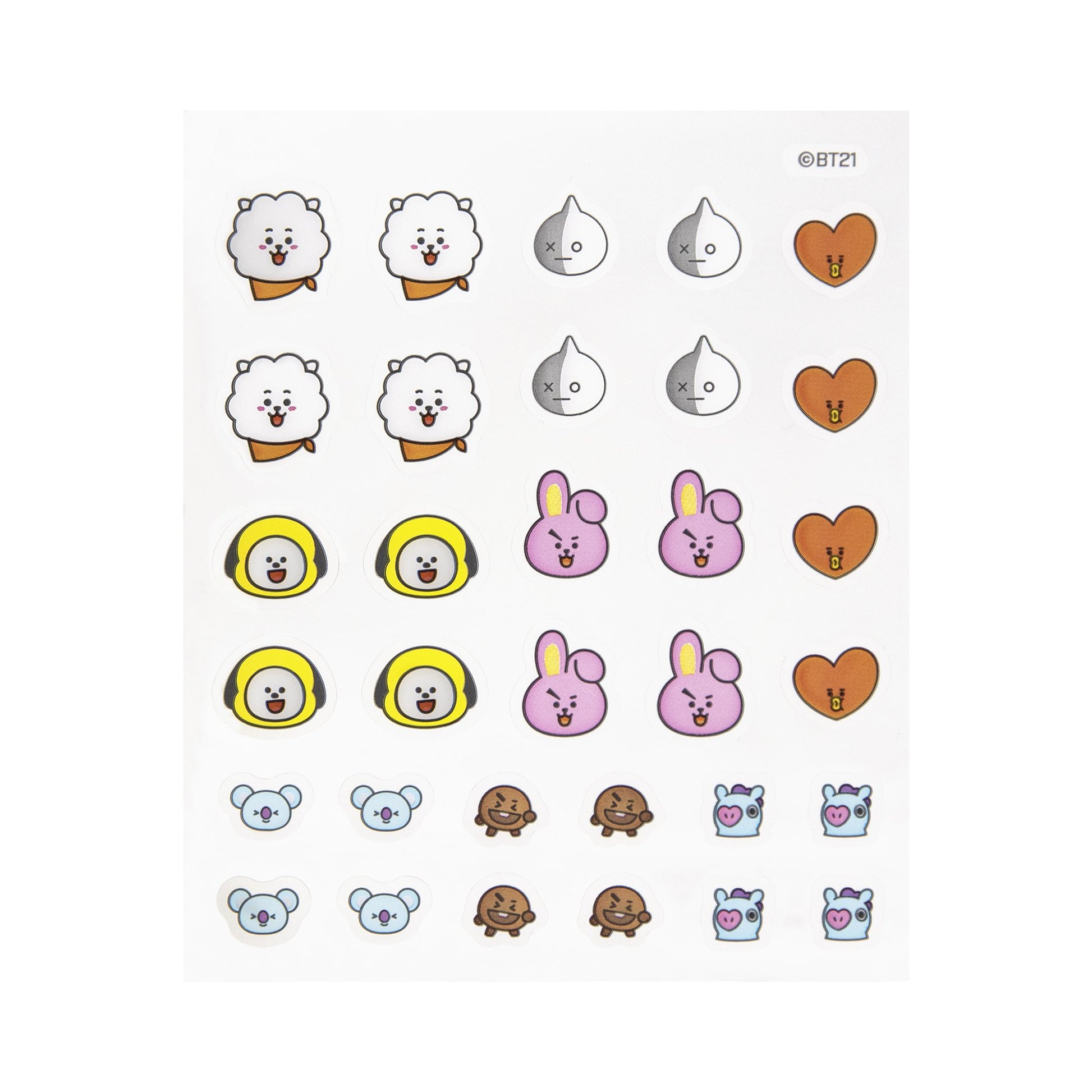The Crème Shop | BT21: Brilliant Skin - Hydrocolloid Acne Patches | Infused with Zinc Hydrocolloid Acne Patches The Crème Shop x BT21 