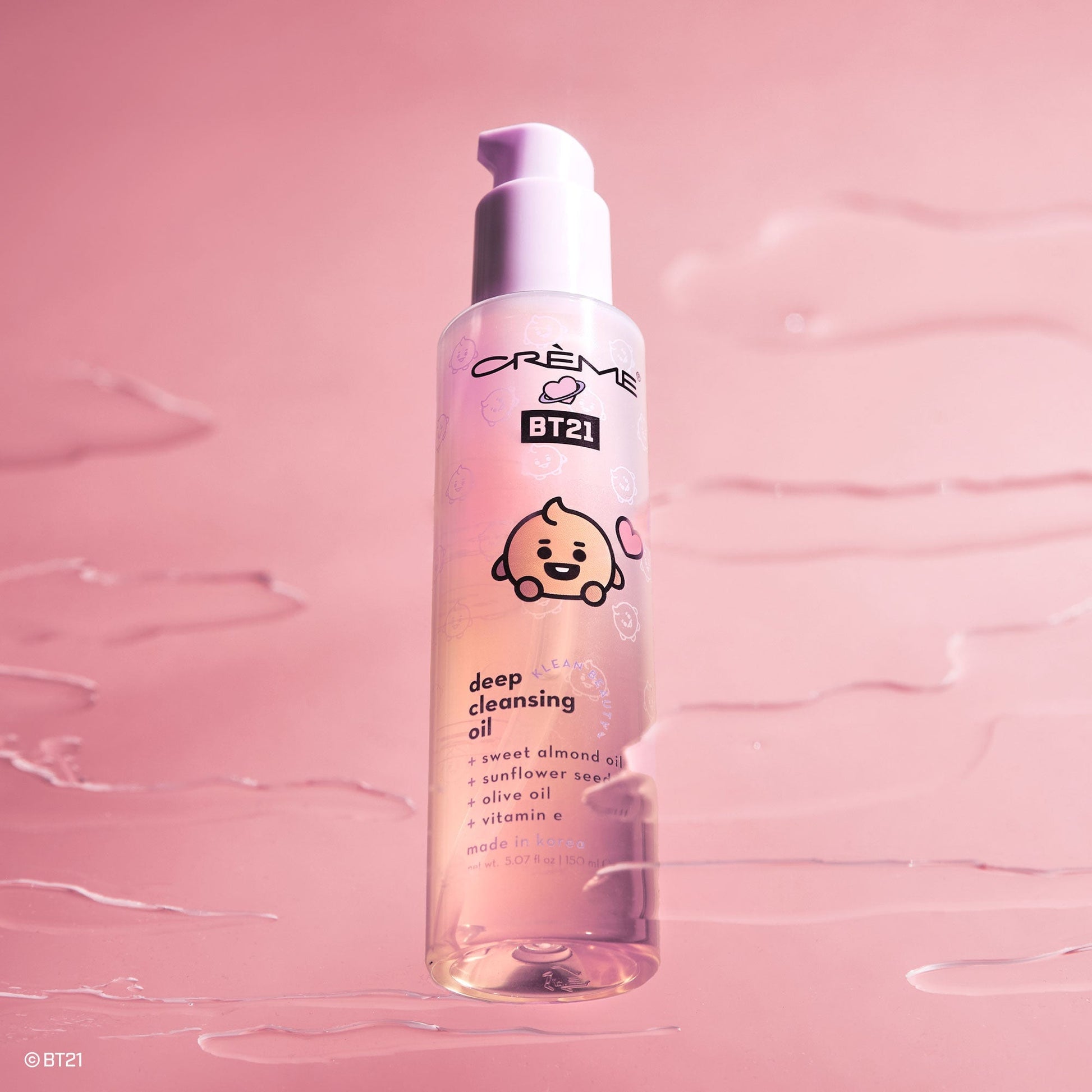 SHOOKY Deep Cleansing Oil - Klean Beauty™ Facial Cleansers The Crème Shop x BT21 BABY 