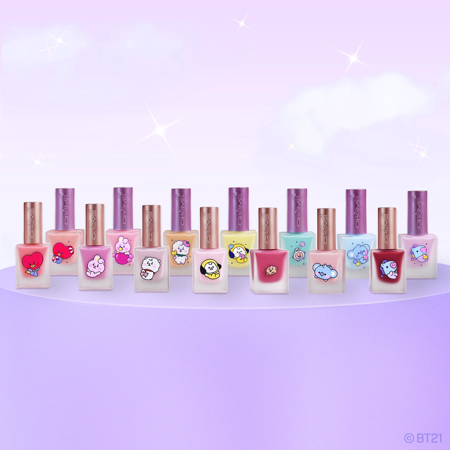 BT21 BABY Gel-Effect Nail Polish Complete Collection (Set of 14) Nail Polishes The Crème Shop x BT21 BABY 