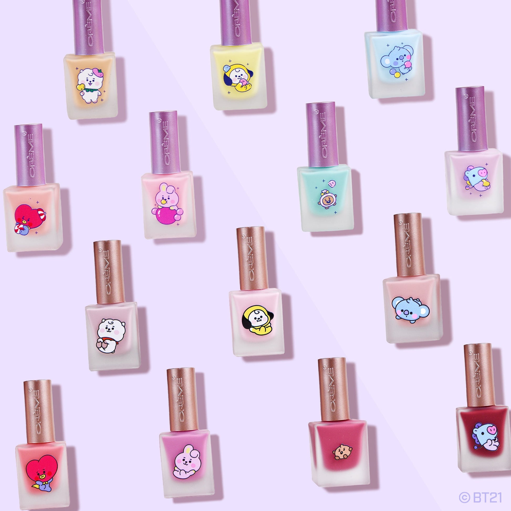 BT21 BABY Gel-Effect Nail Polish Complete Collection (Set of 14) Nail Polishes The Crème Shop x BT21 BABY 