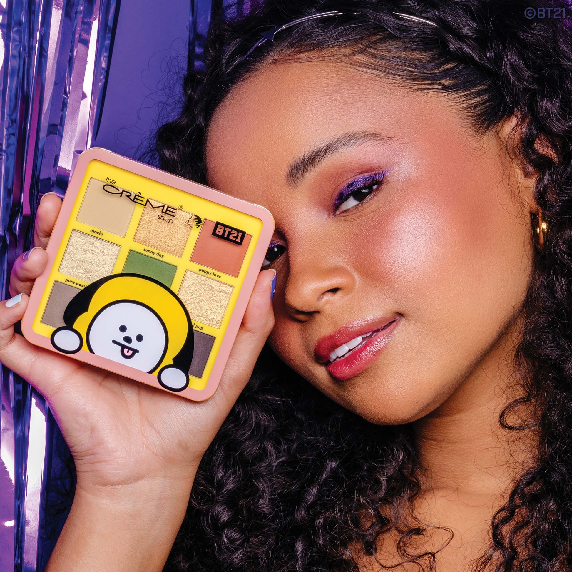 The Crème Shop | BT21: PUREST STAR Eyeshadow Palette - CHIMMY Eyeshadow Palette The Crème Shop x BT21 