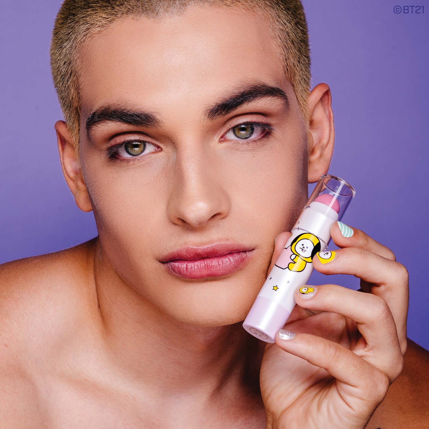 Lip + Cheek Chic Stick | Tinted Essence Stick (Enriched with Hyaluronic Acid & Vitamin E) Lip & Cheek Chic Stick The Crème Shop x BT21 