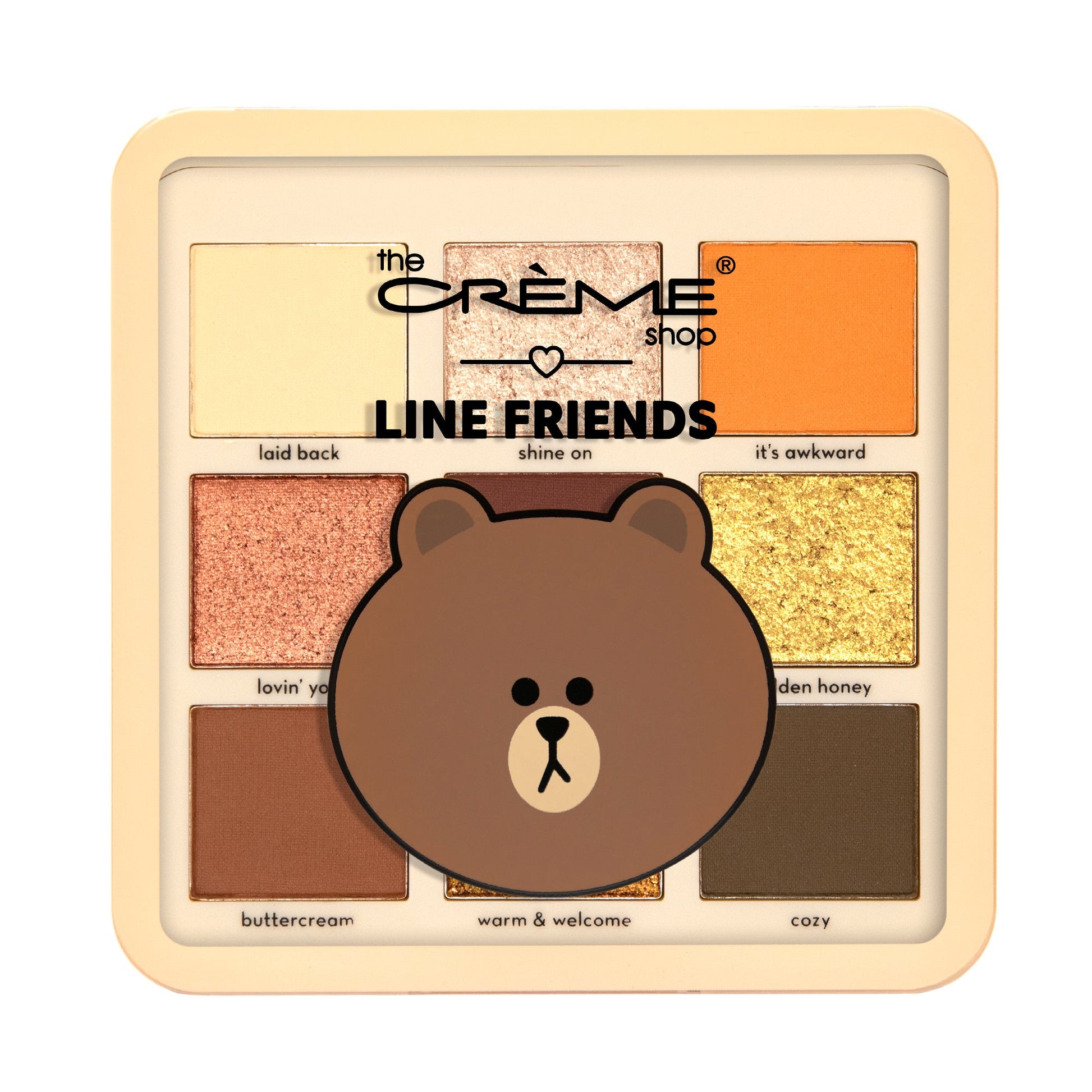 LINE Palette Eyeshadow Shop The — Crème BROWN FRIENDS