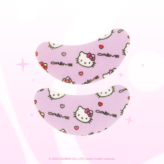 Hello Kitty Fiber Printed Under Eye Patches (Set of 3) Under Eye Patches The Crème Shop 