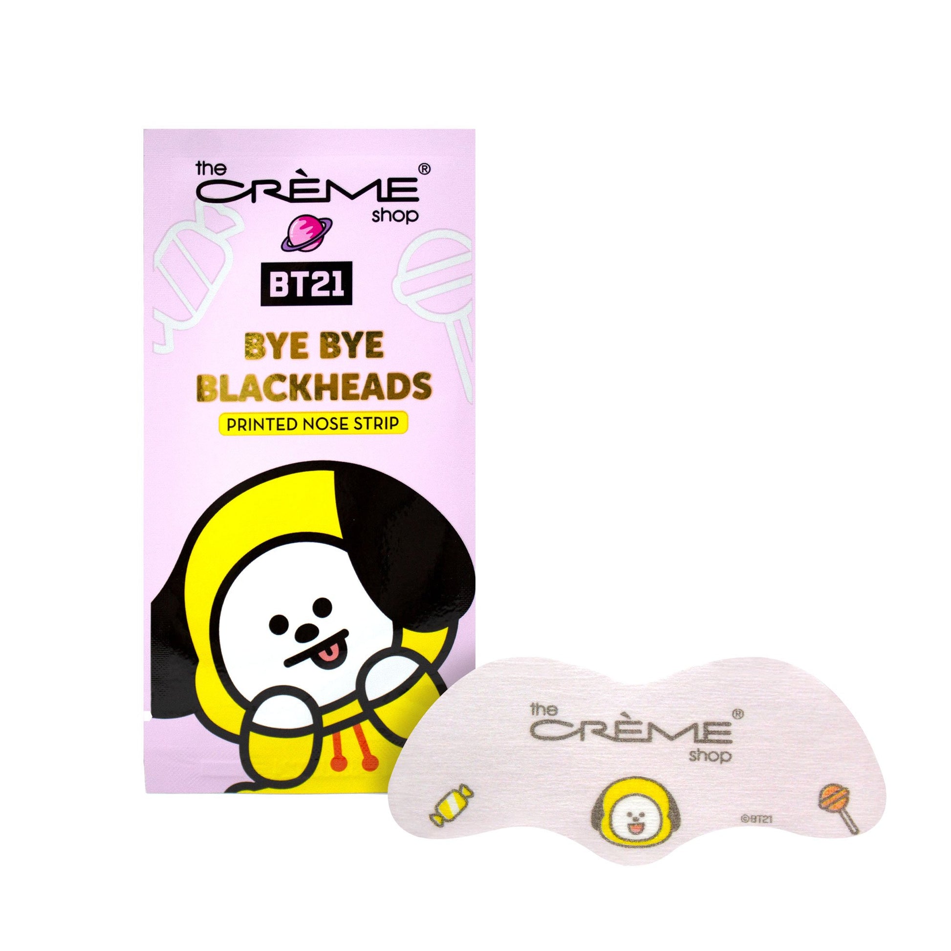 The Crème Shop | BT21: Bye Bye Blackheads - Printed Nose Strips (Set of 8) Blackheads Removers The Crème Shop x BT21 