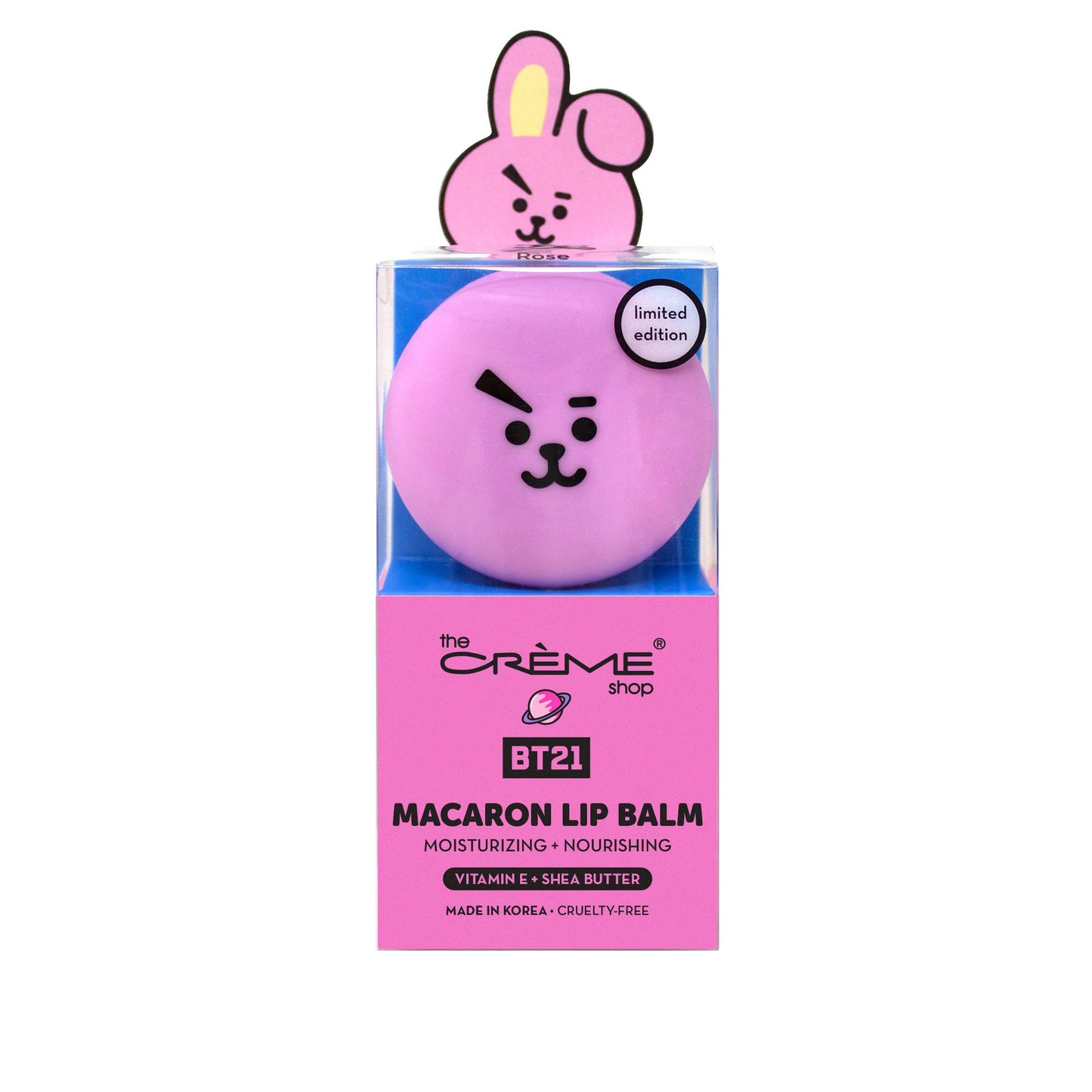 COOKY Macaron Lip Balm - Rose Lip Balms The Crème Shop x BT21 