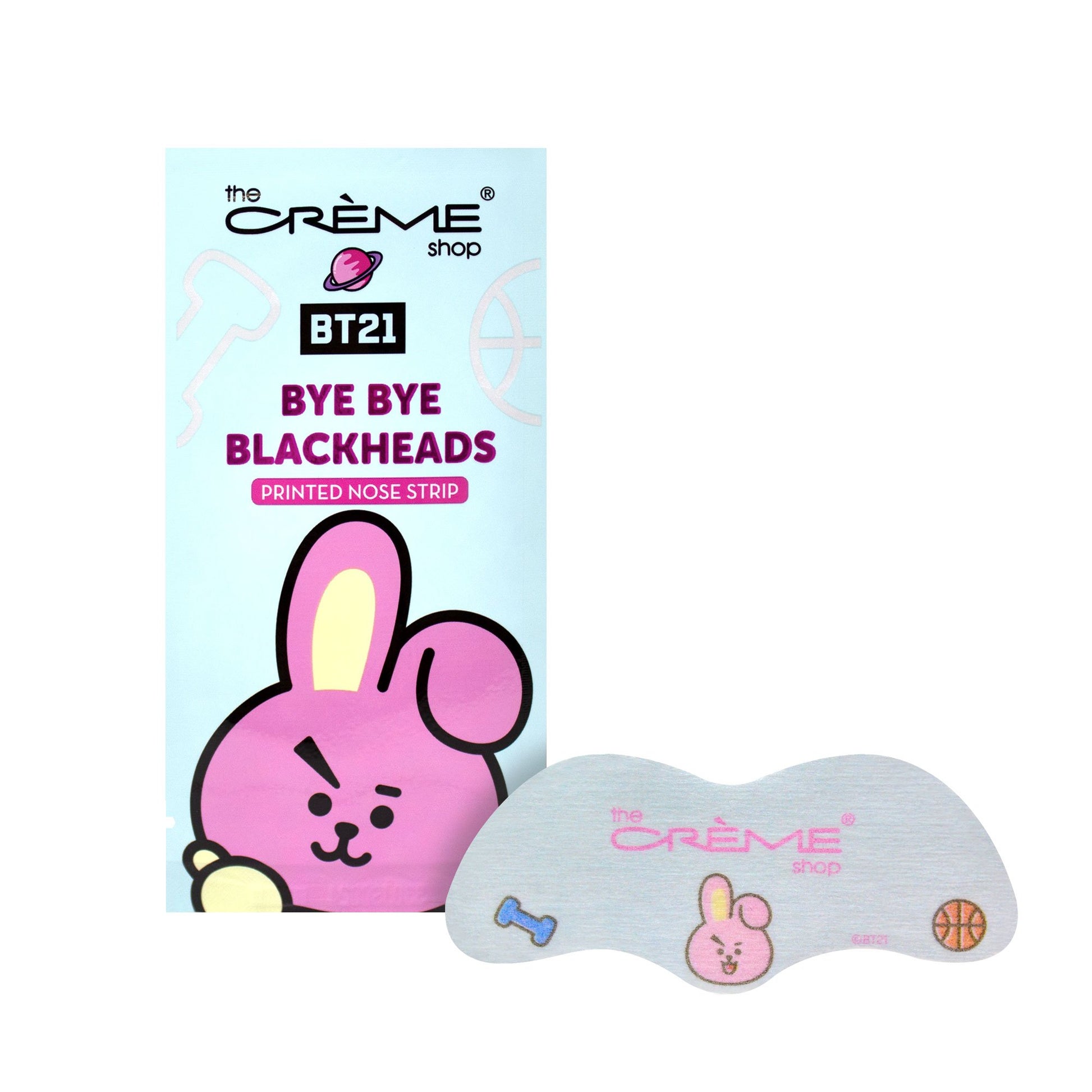 The Crème Shop | BT21: Bye Bye Blackheads - Printed Nose Strips (Set of 8) Blackheads Removers The Crème Shop x BT21 