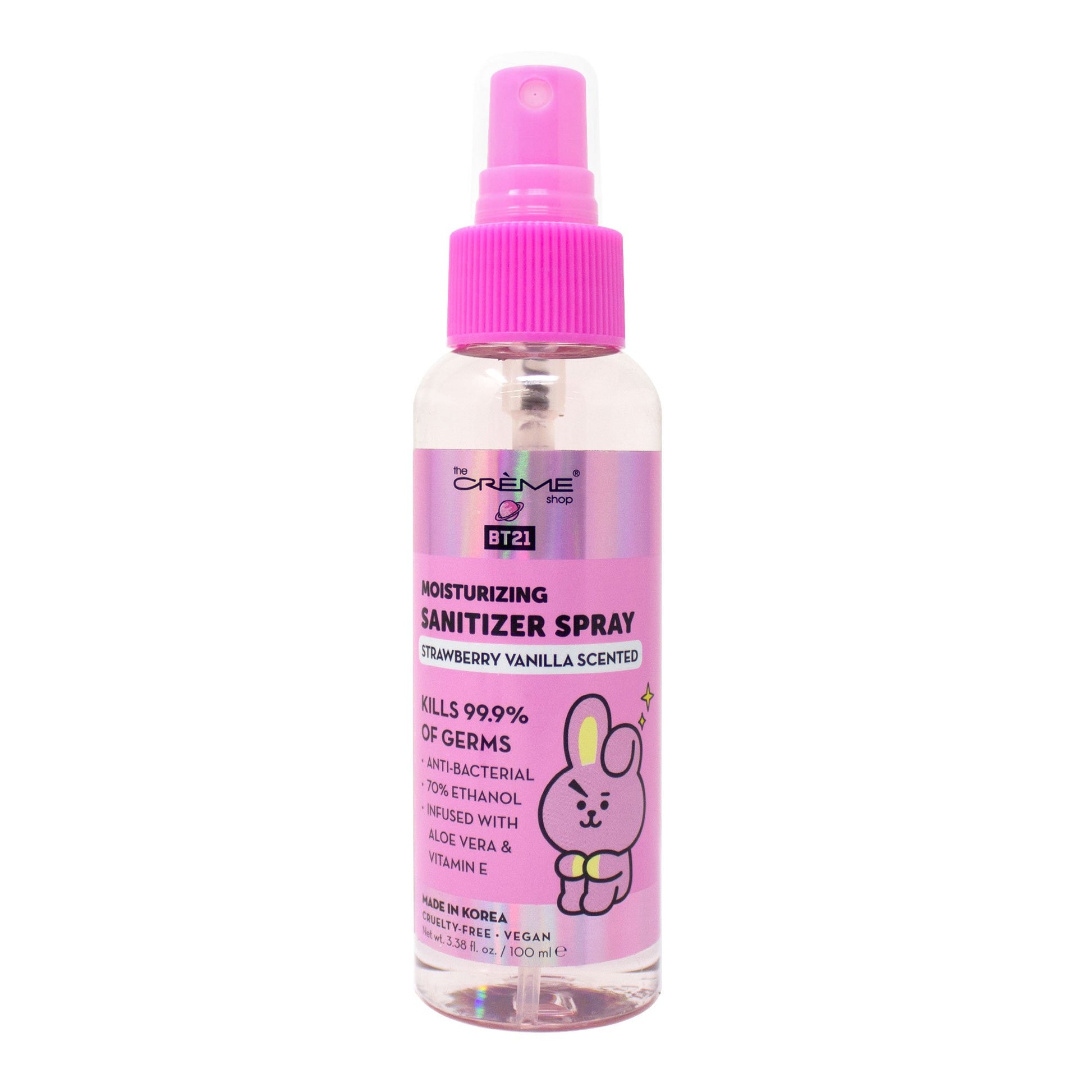 COOKY Sanitizing Spray (Strawberry Vanilla Scented) Sanitizer Sprays - The Crème Shop x BT21 
