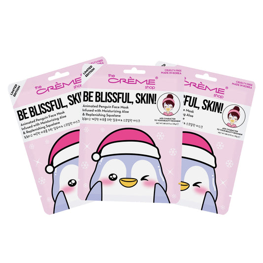 Be Blissful, Skin! Printed Essence Sheet Mask (Set of 3) Holiday Sheet Masks - The Crème Shop 