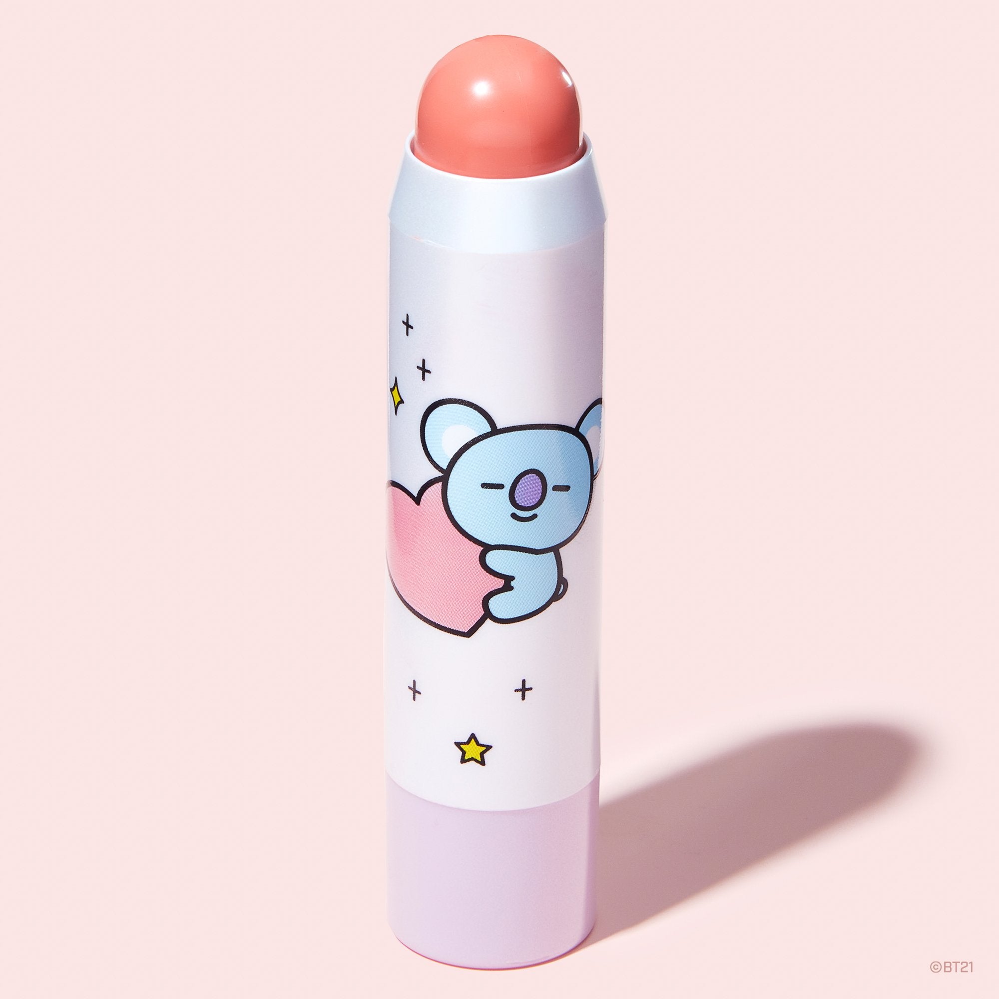 Lip + Cheek Chic Stick | Tinted Essence Stick (Enriched with Hyaluronic Acid & Vitamin E) Lip & Cheek Chic Stick The Crème Shop x BT21 Rose & Doze (KOYA) 