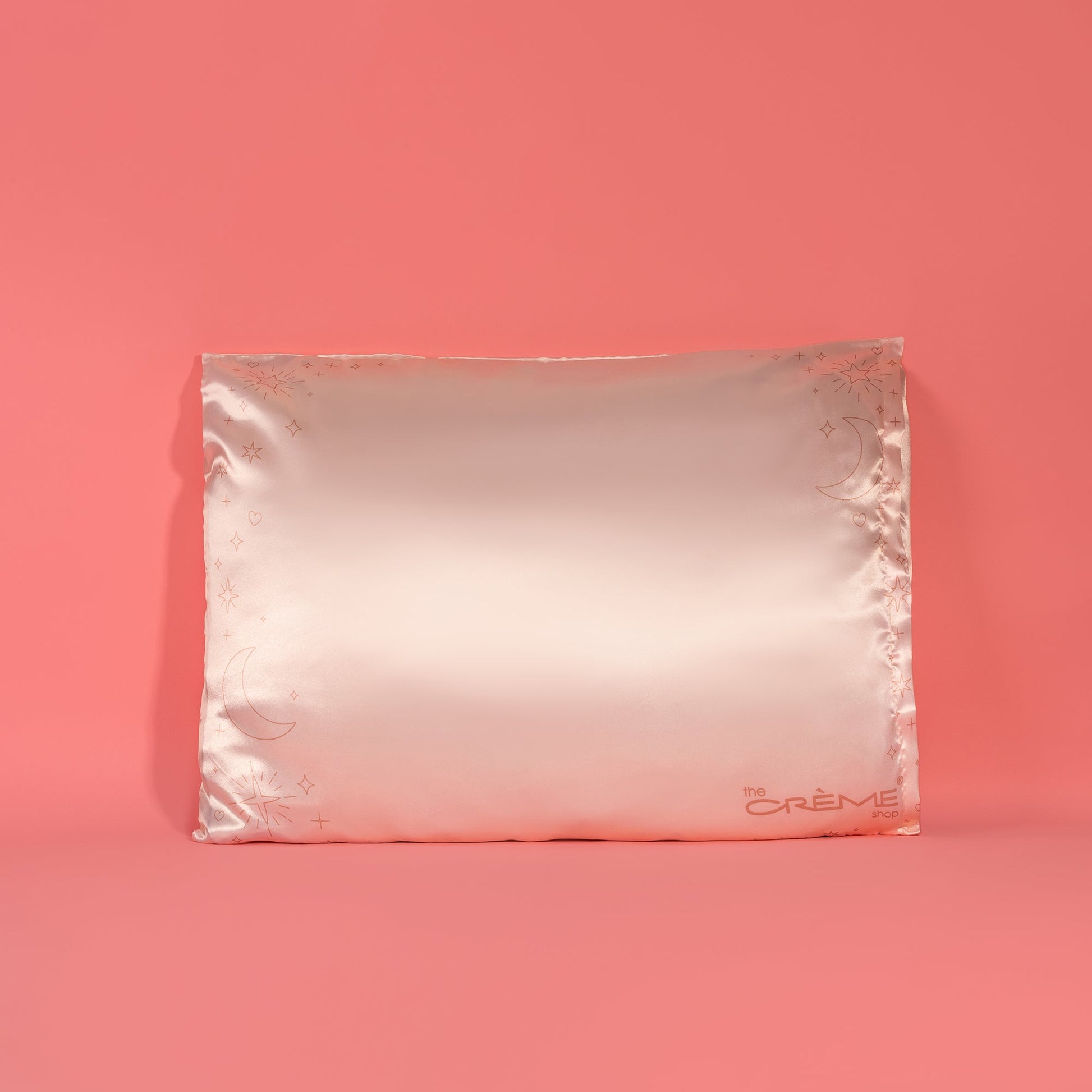 Silky Satin Pillowcase - 100% Charmeuse Satin Pilowcase The Crème Shop Champagne Gleam 