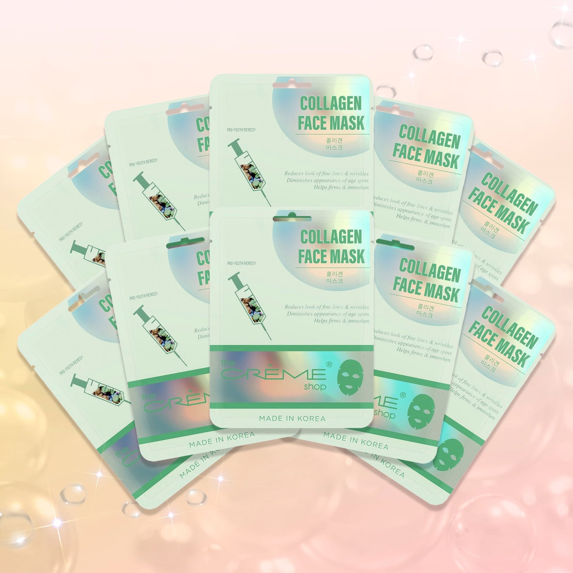Collagen Face Mask - Pro Youth Remedy Sheet masks - The Crème Shop 