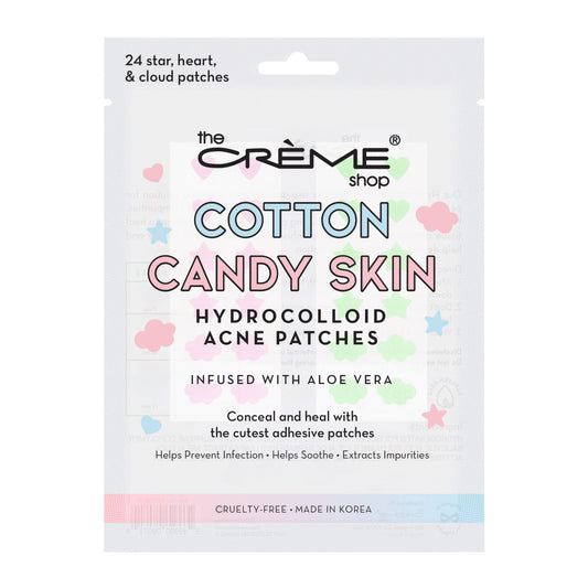 Cotton Candy Skin - Hydrocolloid Acne Patches | Ultra Aloe Boost Hydrocolloid Acne Patches The Crème Shop 