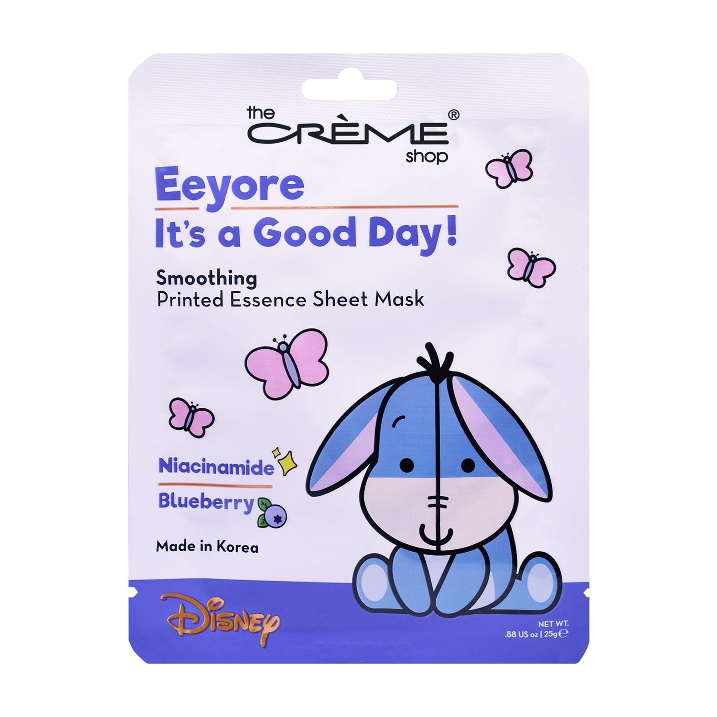IT'S A GOOD DAY! Eeyore Printed Essence Sheet Mask Sheet masks The Crème Shop x Disney 